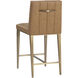 Wilbur 39.75 inch Milliken Cognac Counter Stool